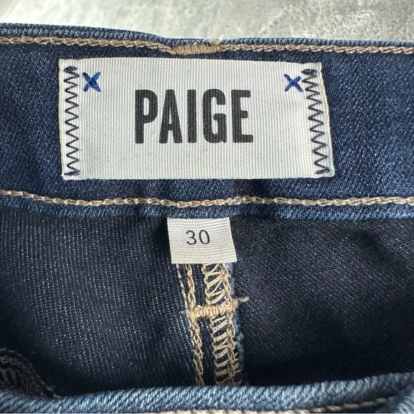 Paige Verdugo Ankle Jeans Women’s 30 Blue Dark Wash Skinny - Picture 2 of 11